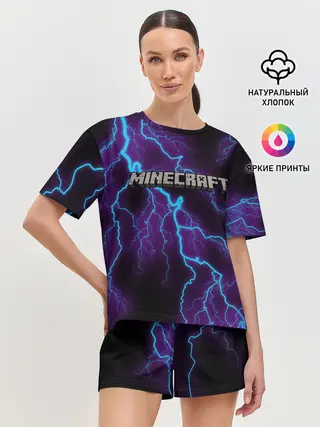 Женская пижама с шортами / MINECRAFT
