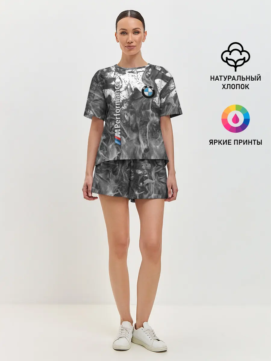 Женская пижама с шортами / BMW