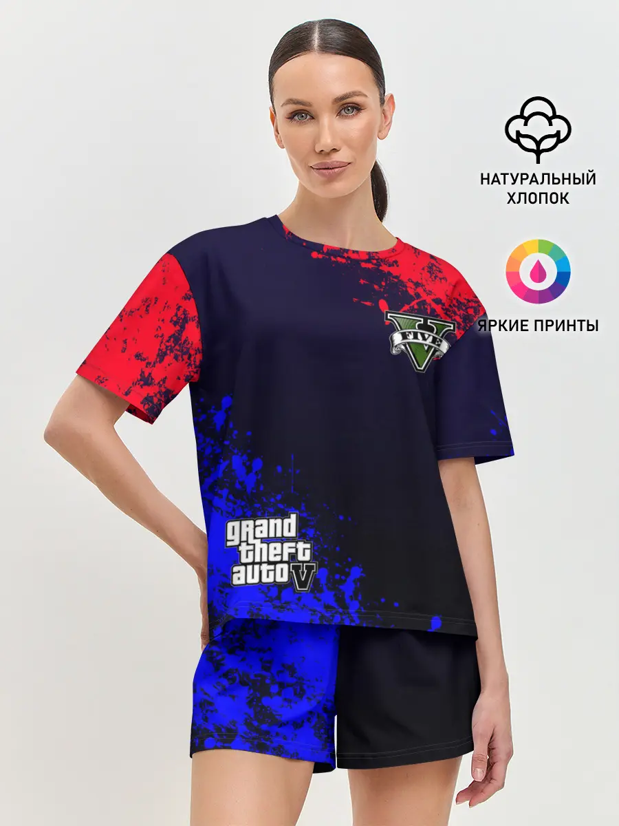 Женская пижама с шортами / GTA