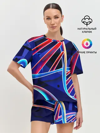 Женская пижама с шортами / ДНК
