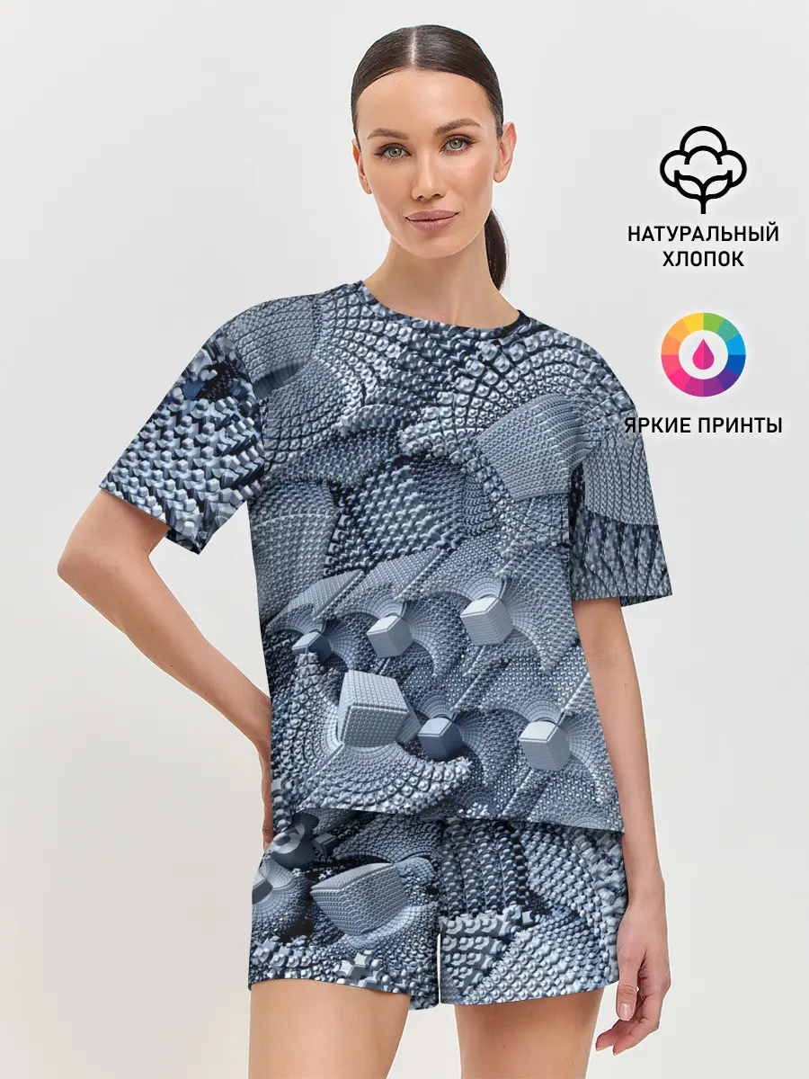 Женская пижама с шортами / GREY