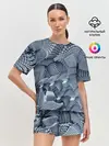 Женская пижама с шортами / GREY