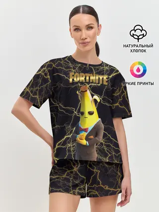Женская пижама с шортами / Peely Fortnite
