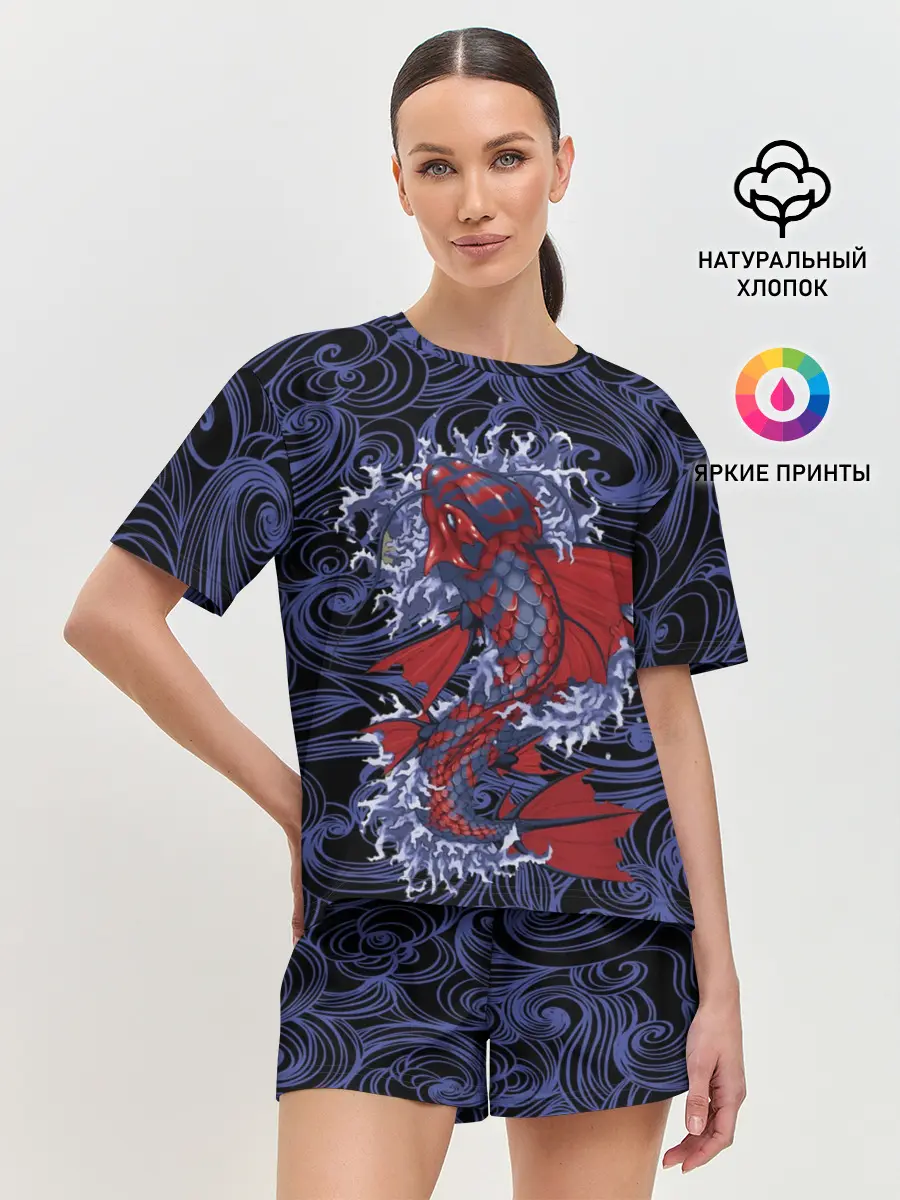 Женская пижама с шортами / Рыба | Fish