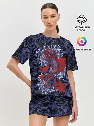 Женская пижама с шортами / Рыба | Fish