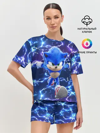 Женская пижама с шортами / Sonic | Соник