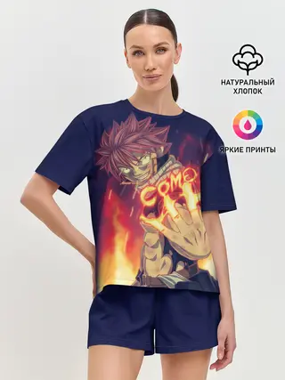 Женская пижама с шортами / Fairy Tail Como oi