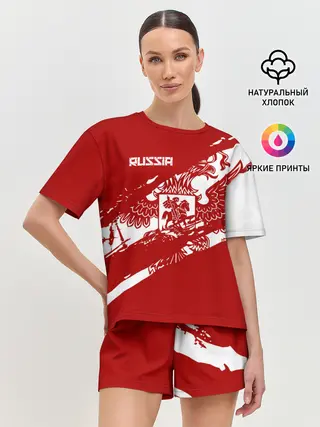 Женская пижама с шортами / Russia