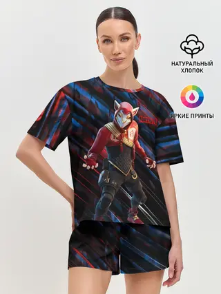 Женская пижама с шортами / Fortnite | Фортнайт 2020