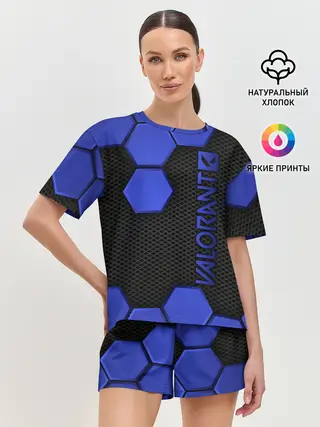 Женская пижама с шортами / Valorant