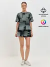 Женская пижама с шортами / КУБИЗМ