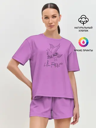 Женская пижама с шортами / Lil peep