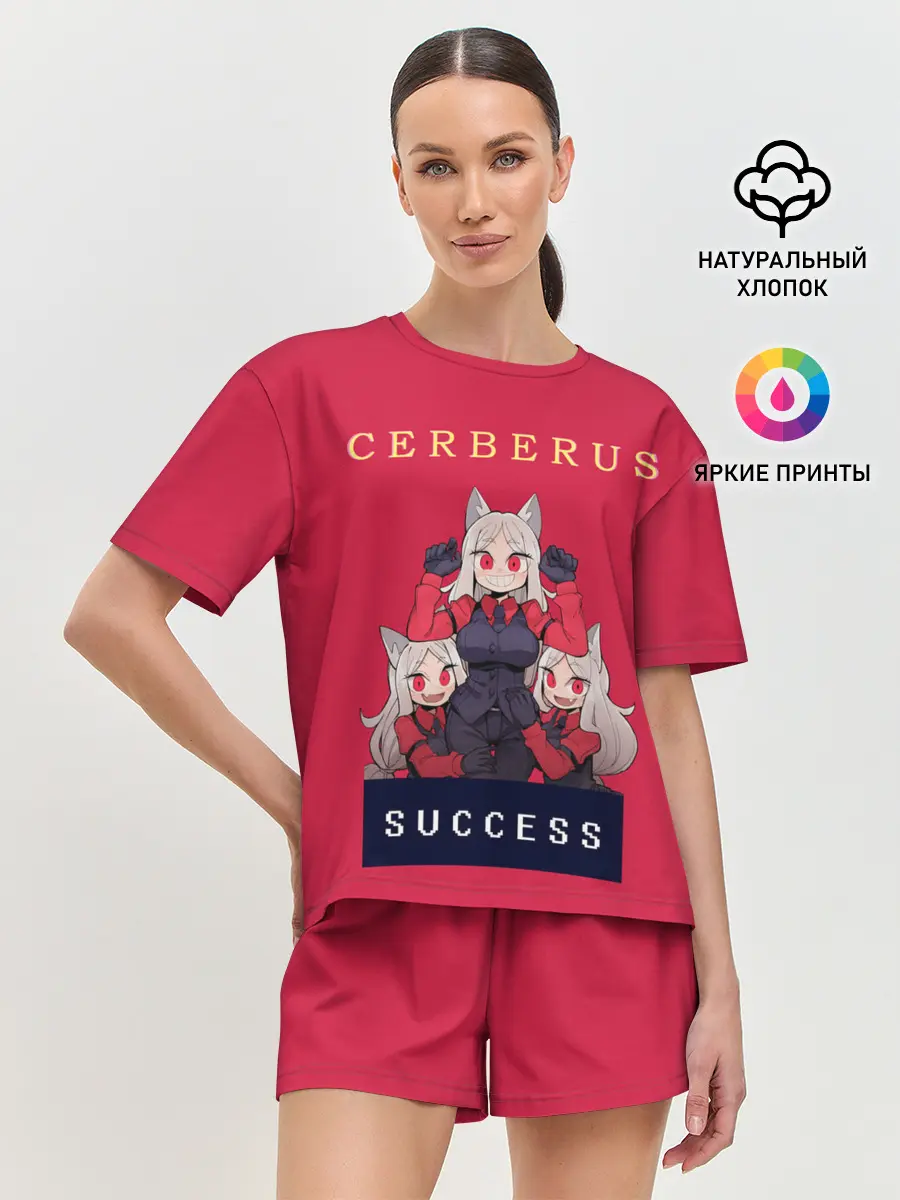 Женская пижама с шортами / Helltaker: CERBERUS