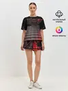 Женская пижама с шортами / КАРБОНОВЫЕ ПЛИТЫ