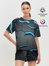 Женская пижама с шортами / 3D Плиты