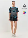 Женская пижама с шортами / 3D Плиты