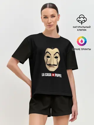 Женская пижама с шортами / БУМАЖНЫЙ ДОМ