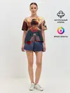 Женская пижама с шортами / Дома