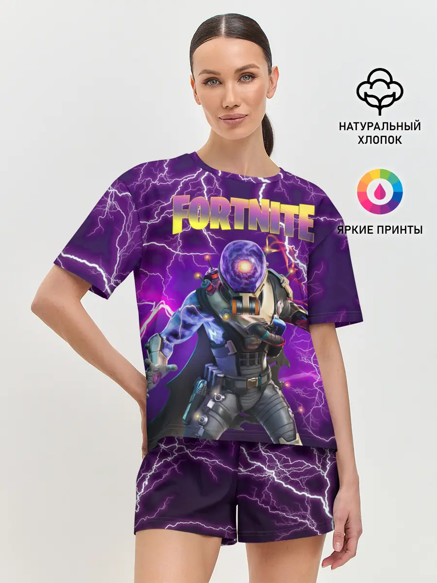 Женская пижама с шортами / Fortnite Cyclo Outfit