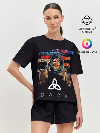 Женская пижама с шортами / Тьма