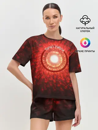 Женская пижама с шортами / Портал в Ад Данте