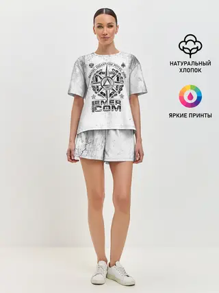 Женская пижама с шортами / RUSSIAN EMERCOM