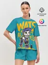 Женская пижама с шортами / Граффити Wats