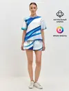 Женская пижама с шортами / STRIPES BLUE