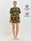 Женская пижама с шортами / Яркая Хохлома