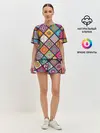 Женская пижама с шортами / Узоры мандалы