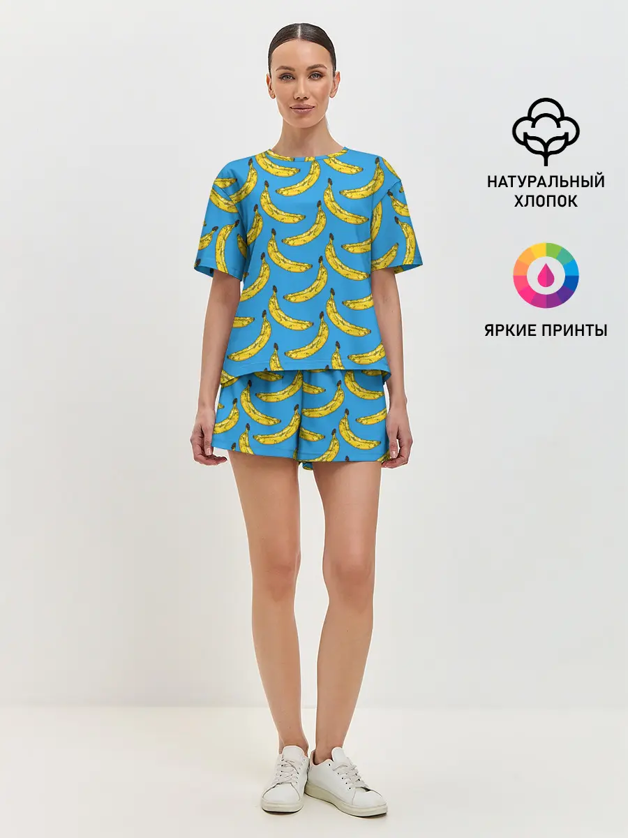 Женская пижама с шортами / Go Bananas