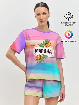Женская пижама с шортами / Марина