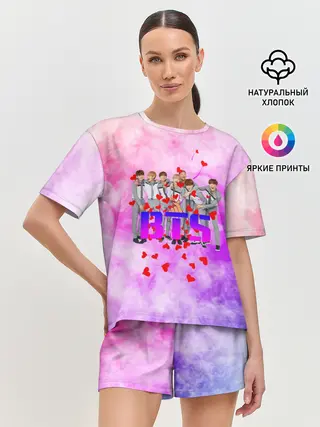 Женская пижама с шортами / БТС | BTS
