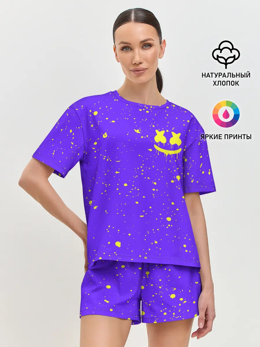 Женская пижама с шортами / MARSHMELLO / МАРШМЕЛЛОУ