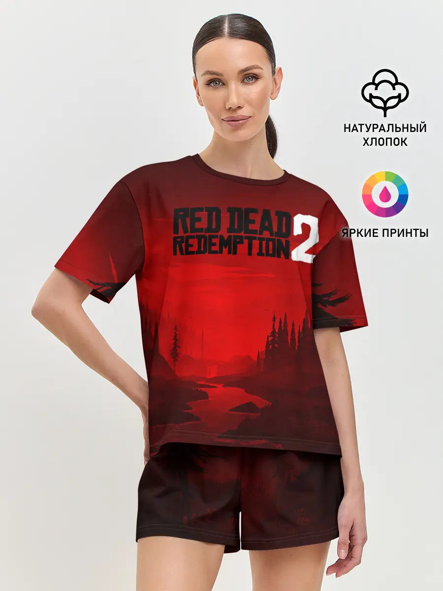 Женская пижама с шортами / Red Dead Redemption 2