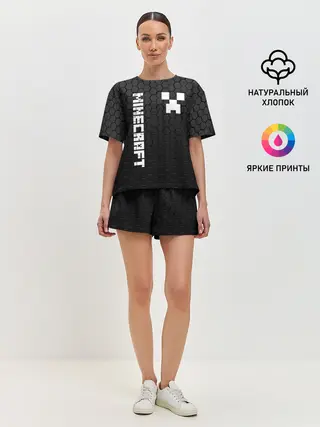 Женская пижама с шортами / MINECRAFT / МАЙНКРАФТ