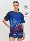 Женская пижама с шортами / Casual Color | Style