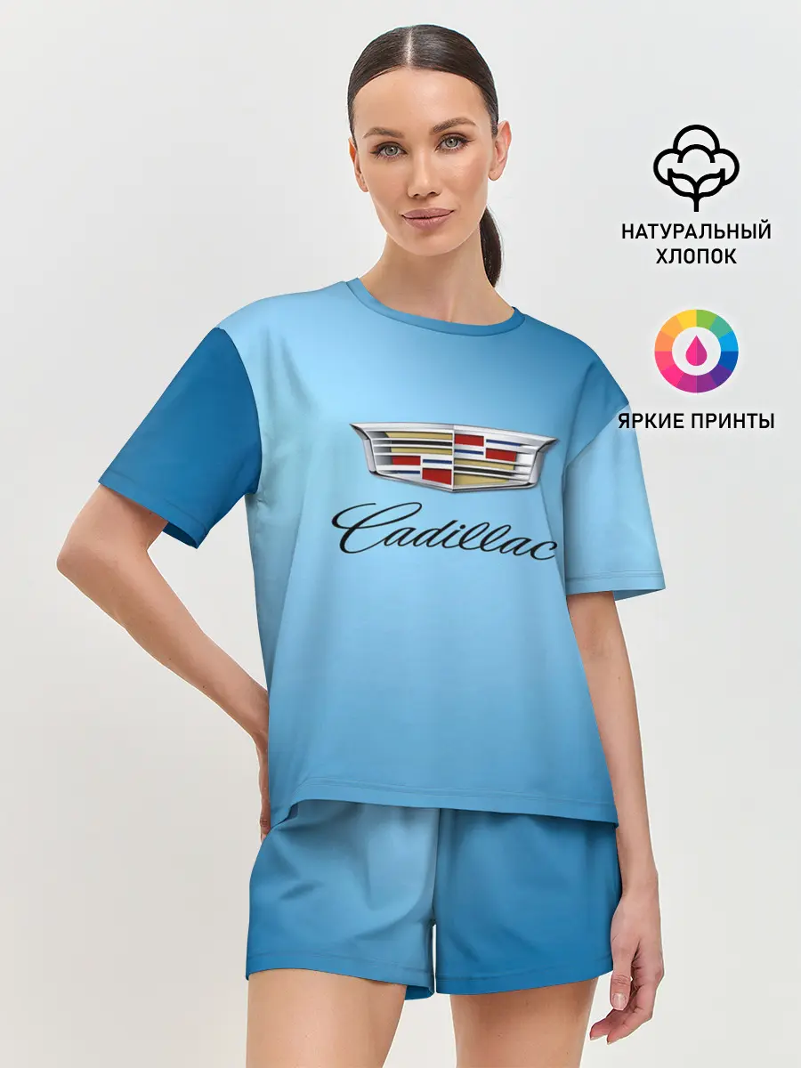 Женская пижама с шортами / cadillac
