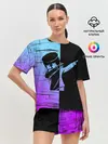 Женская пижама с шортами / FORTNITE MARSHMELLO.
