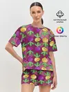 Женская пижама с шортами / Репа и Свекла