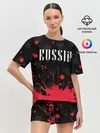 Женская пижама с шортами / RUSSIA / РОССИЯ