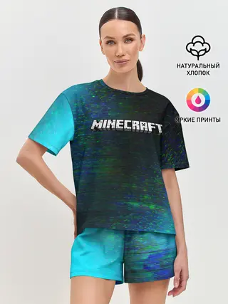Женская пижама с шортами / MINECRAFT / МАЙНКРАФТ