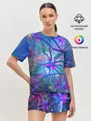 Женская пижама с шортами / НЕРВНЫЕ ОКОНЧАНИЯ