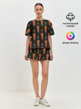 Женская пижама с шортами / vegan