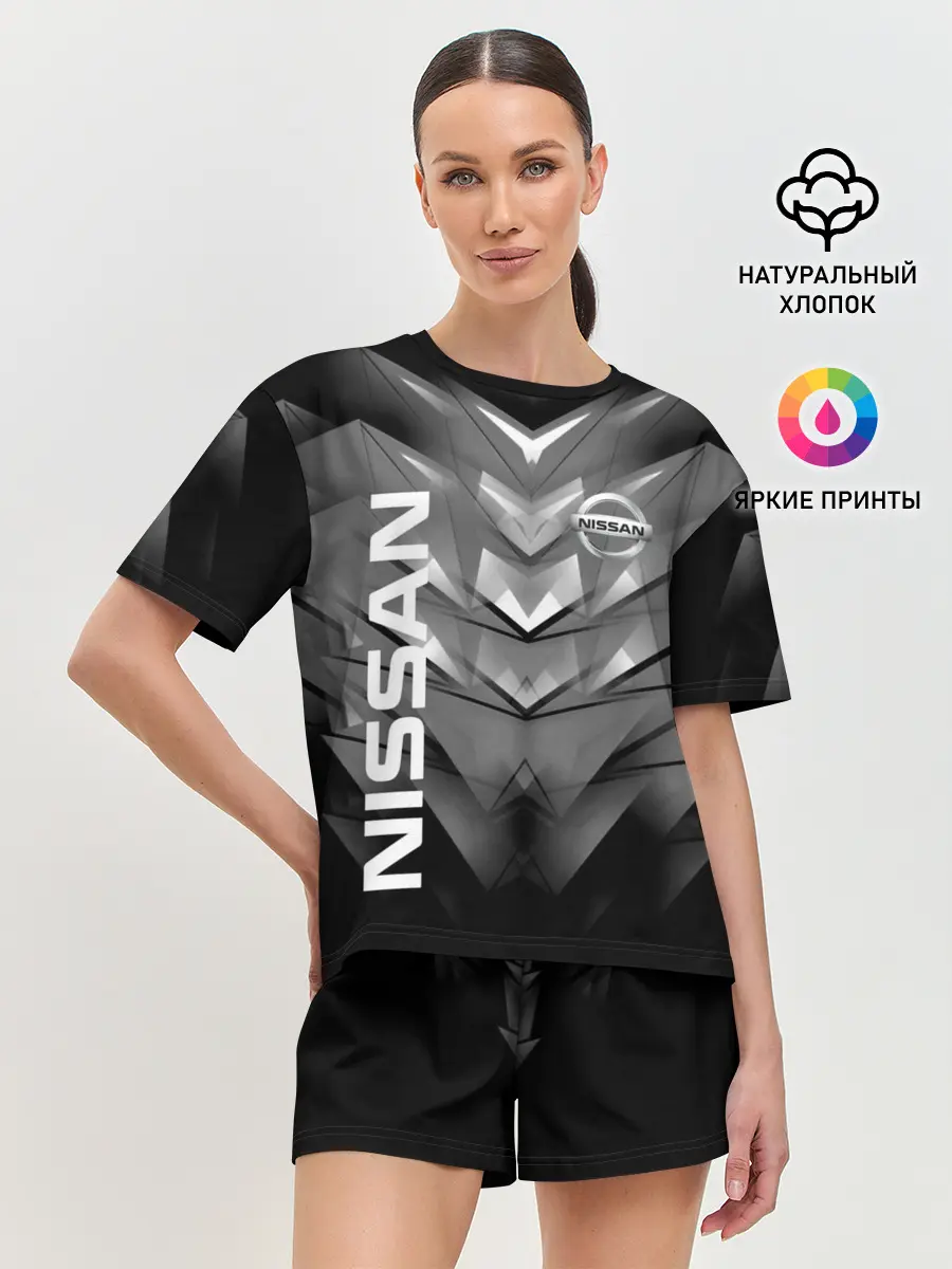 Женская пижама с шортами / NISSAN.