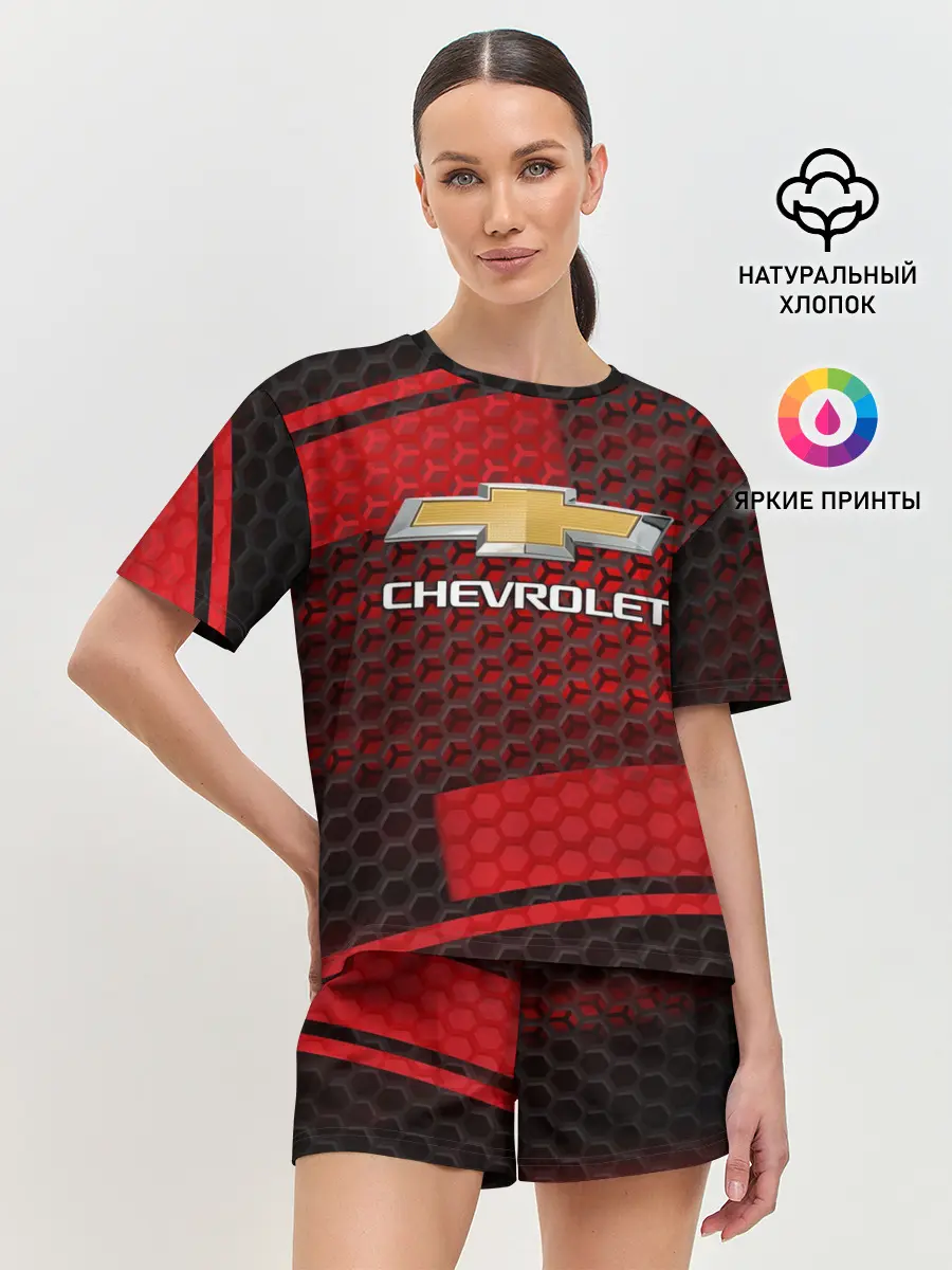 Женская пижама с шортами / CHEVROLET