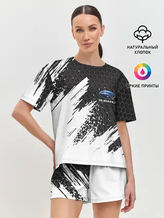 Женская пижама с шортами / SUBARU