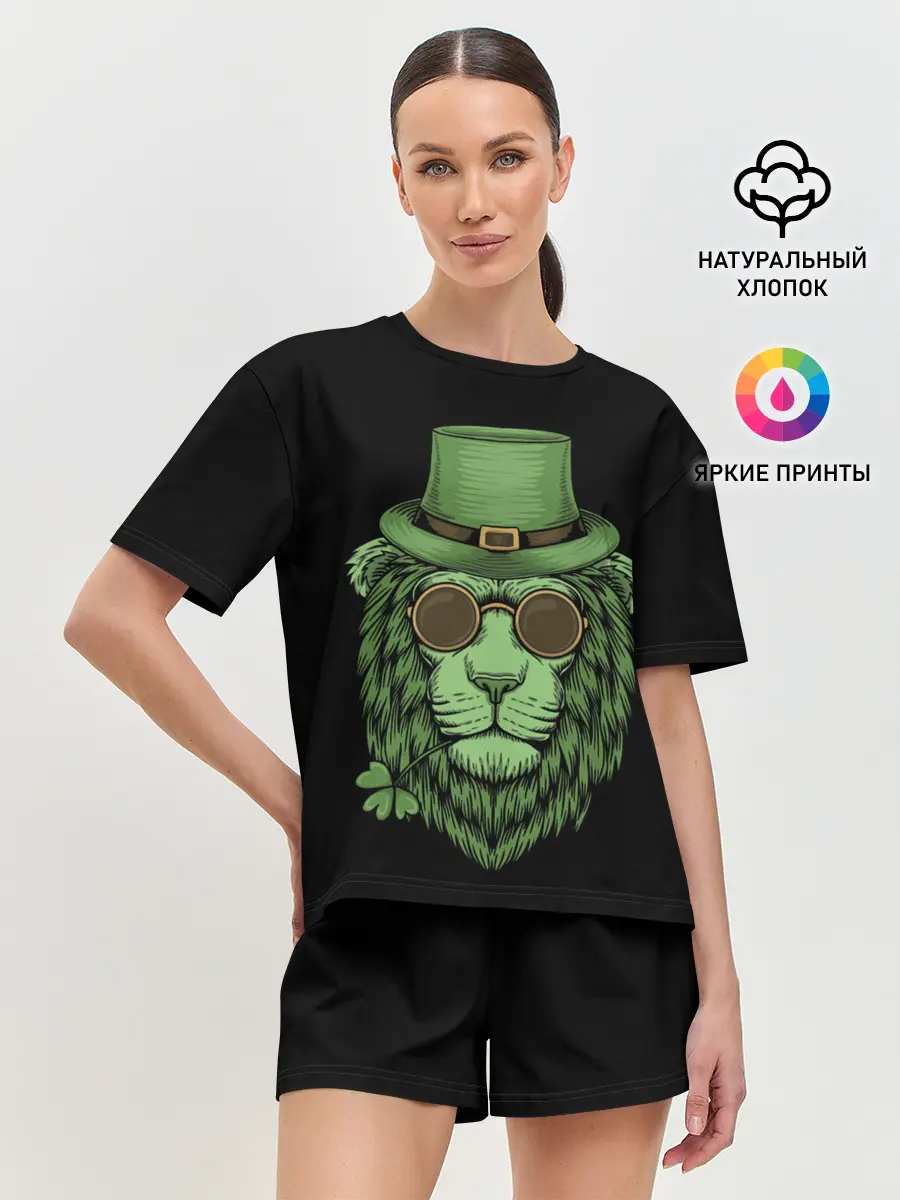 Женская пижама с шортами / ЛЕВ ИРЛАНДЕЦ