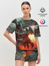 Женская пижама с шортами / Дракон | Dragon