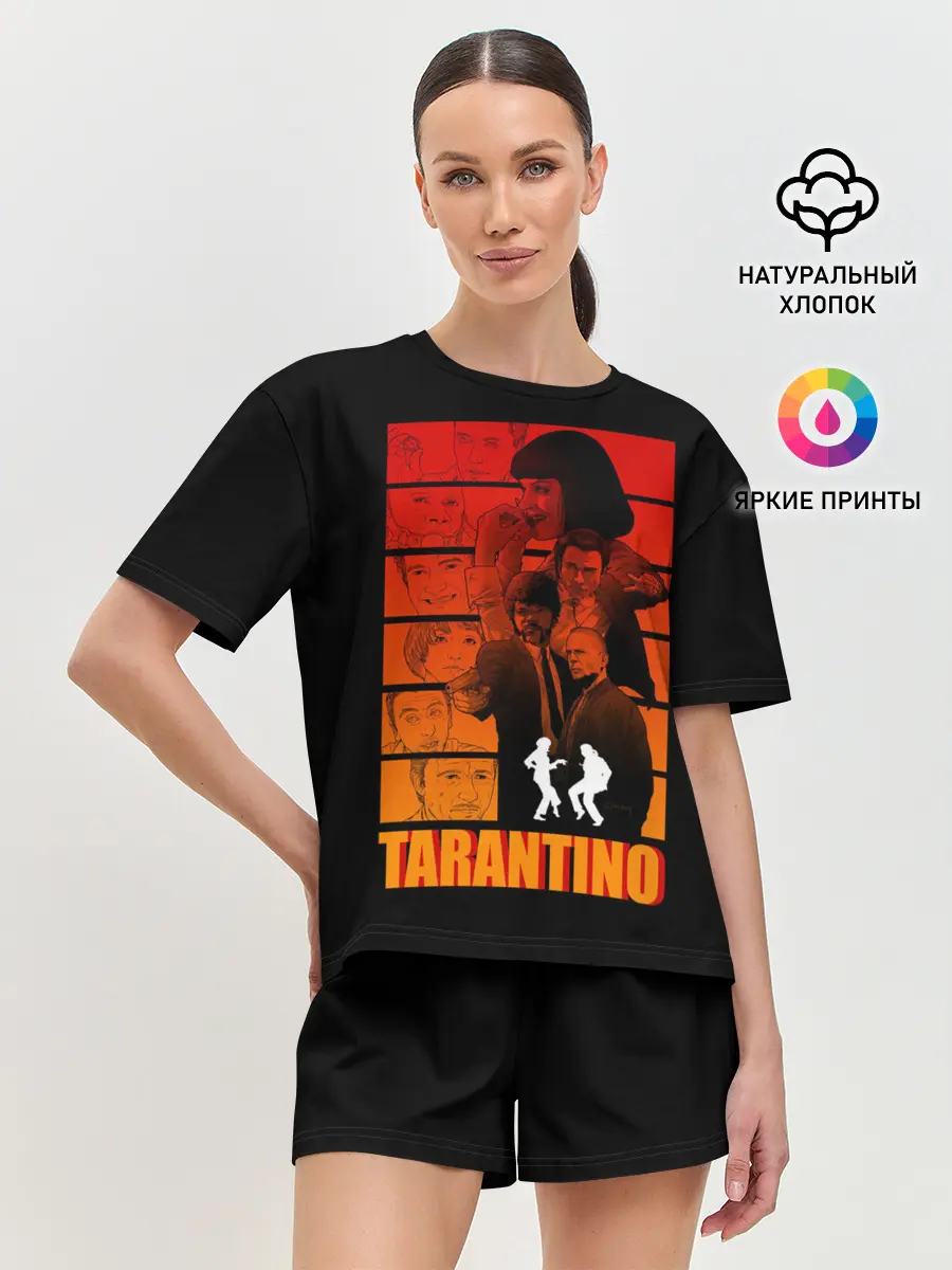 Женская пижама с шортами / Криминальное чтиво
